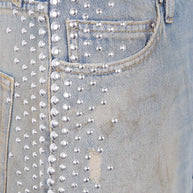 Golden Goose Embellished Boyfriend denim jeans - Clear Blue