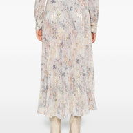 Golden Goose Printed Long Skirt - MultiColour