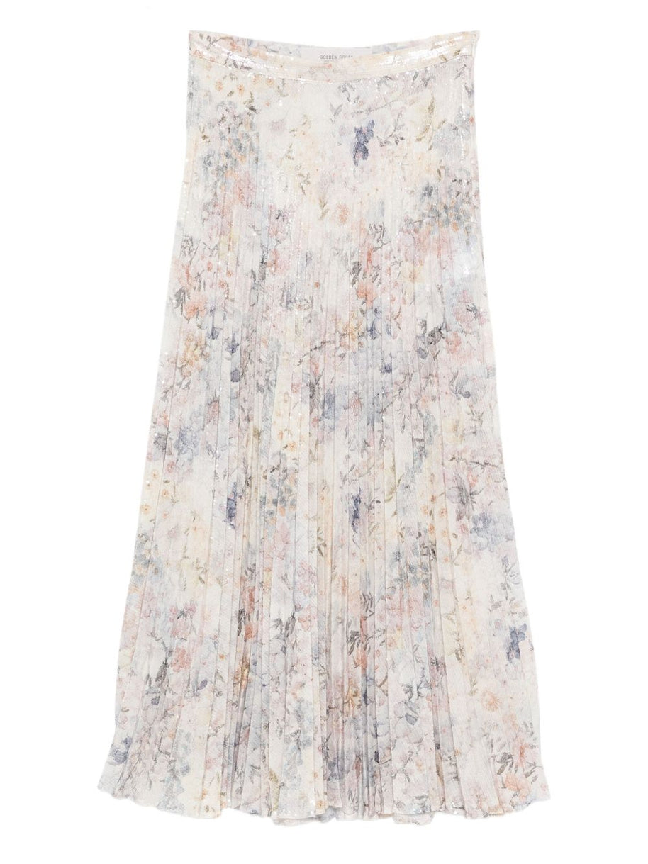 Golden Goose Printed Long Skirt - MultiColour