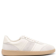 Ferragamo Logo Sneakers - White