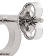 Ferragamo Gancini Crystal S Earrings - Silver