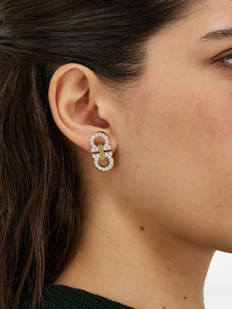 Ferragamo Double Gancini Earrings