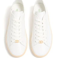 Valentino Garavani Royco Leather Sneakers - White