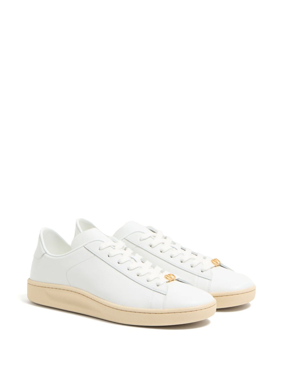 Valentino Garavani Royco Leather Sneakers - White