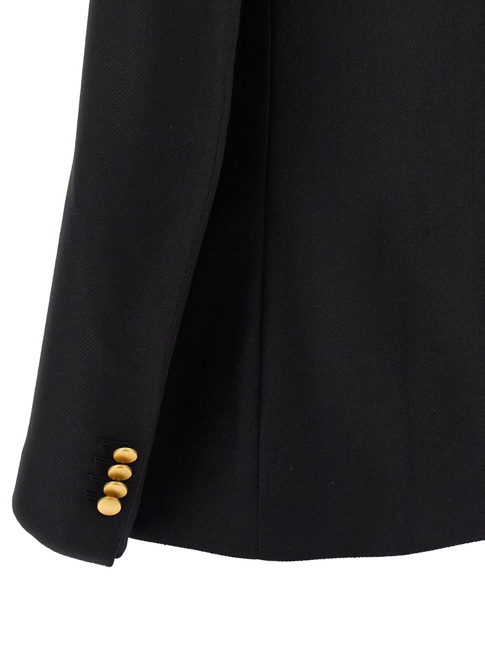Tagliatore Wool Double-breasted Jacket Black