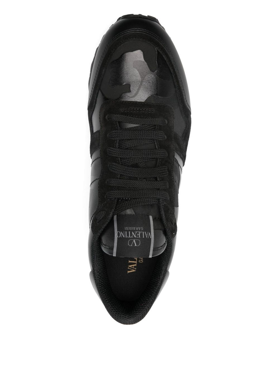 Valentino Garavani Rockrunner Sneakers - Black