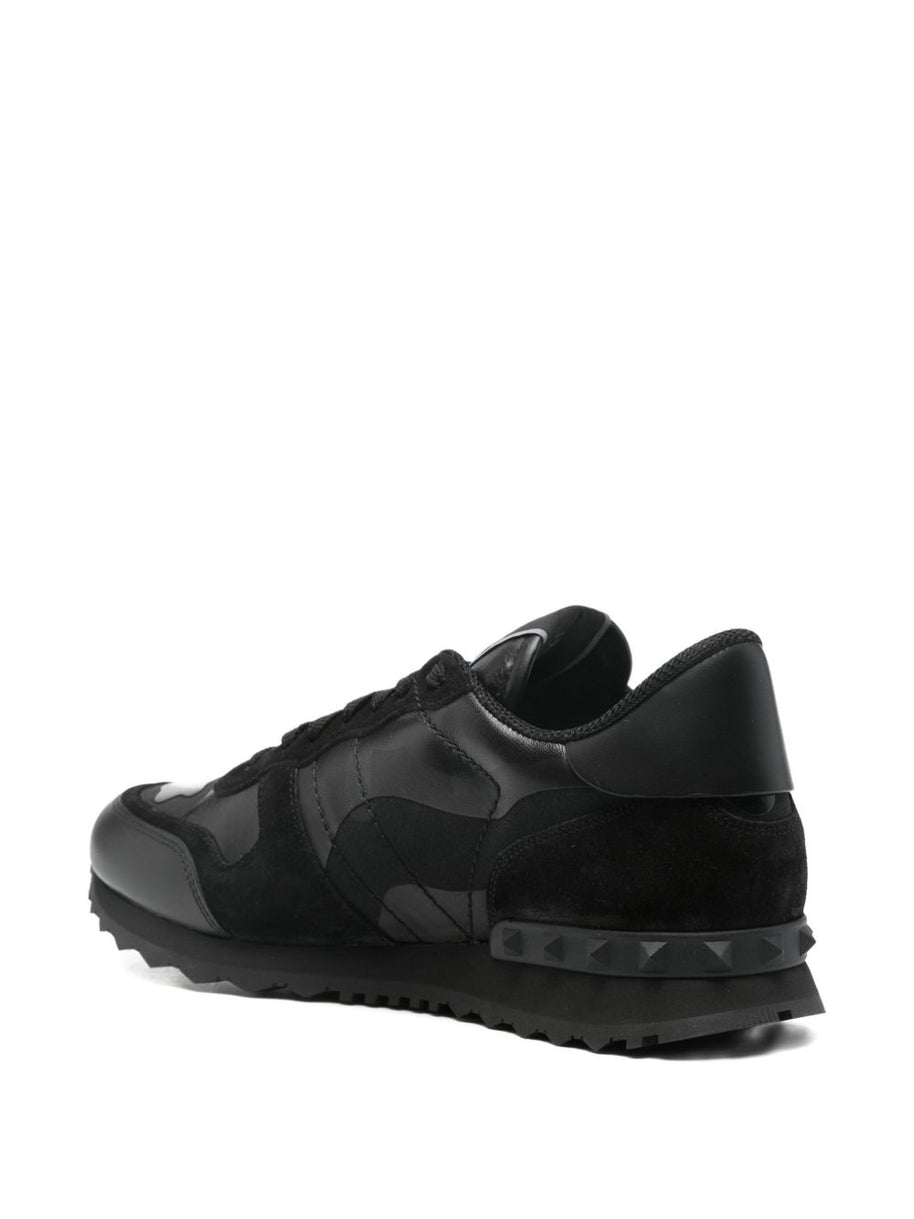 Valentino Garavani Rockrunner Sneakers - Black