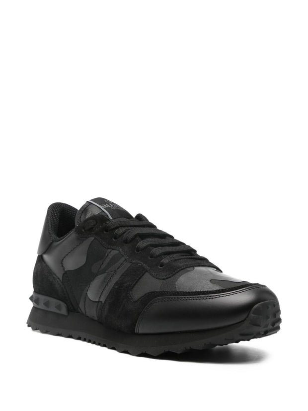 Valentino Garavani Rockrunner Sneakers - Black