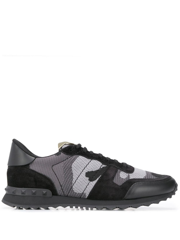 Valentino Garavani Rockrunner Sneakers - Black