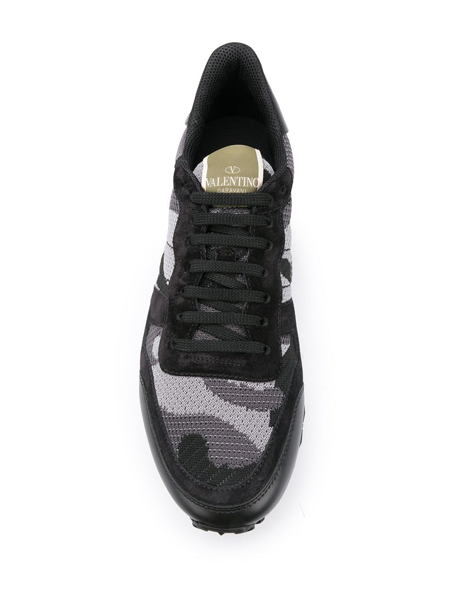Valentino Garavani Rockrunner Sneakers - Black