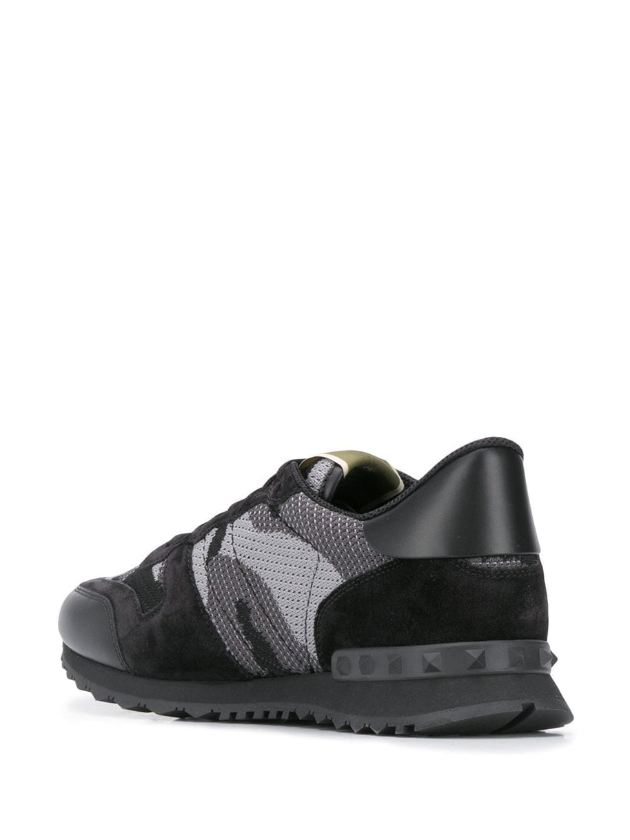 Valentino Garavani Rockrunner Sneakers - Black