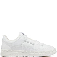 Valentino Garavani Freedots Leather Sneakers - White