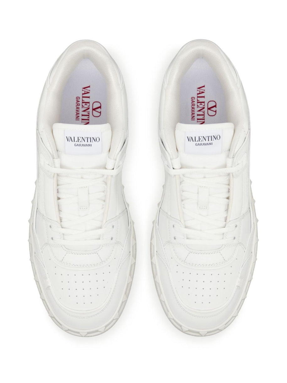 Valentino Garavani Freedots Leather Sneakers - White