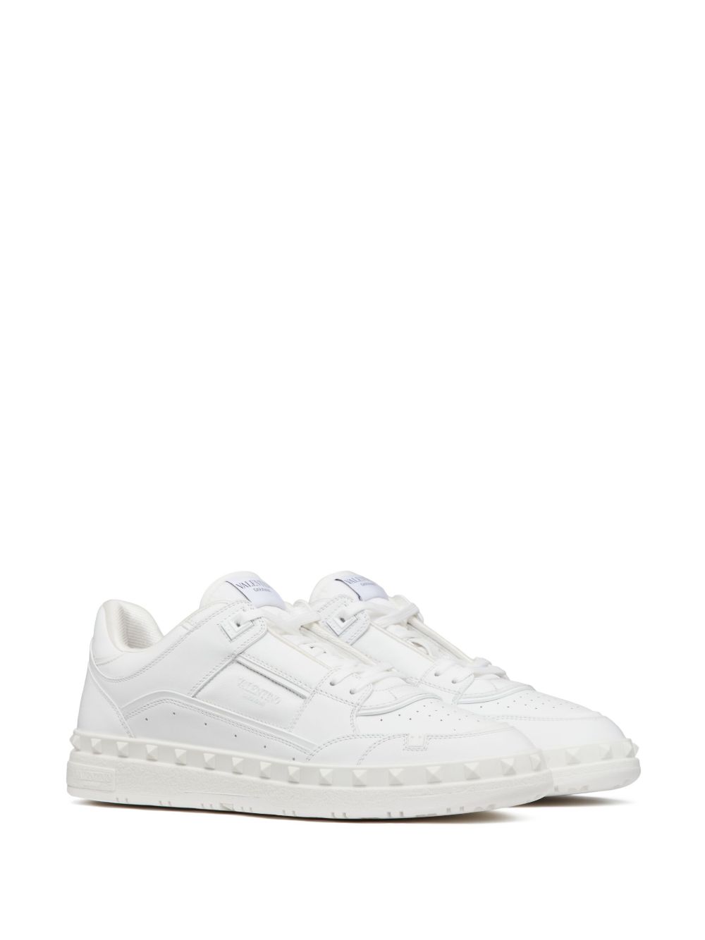 Valentino Garavani Freedots Leather Sneakers - White