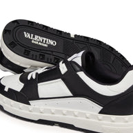 Valentino Garavani Freedots Leather Sneakers - Black