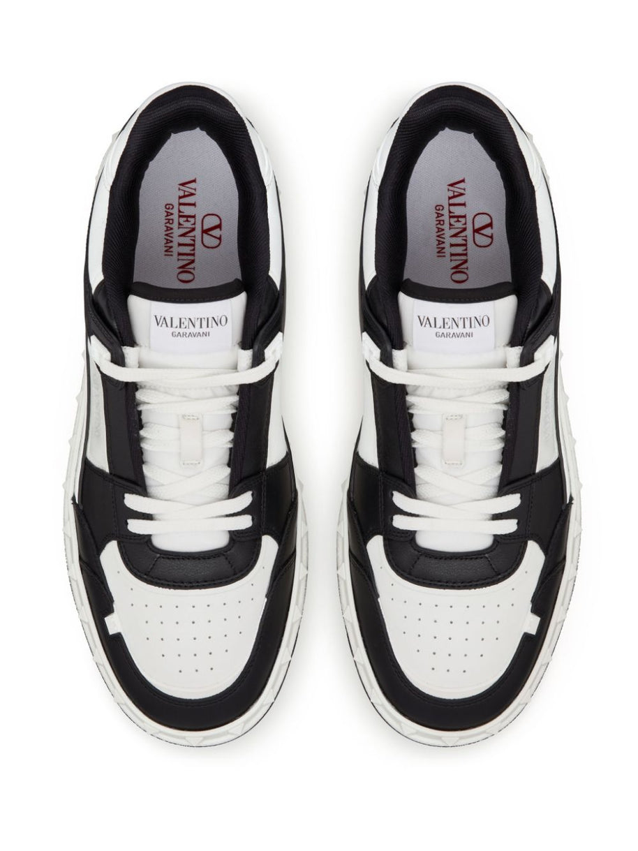 Valentino Garavani Freedots Leather Sneakers - Black