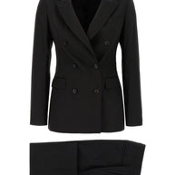Tagliatore Wool Blend Suit Black
