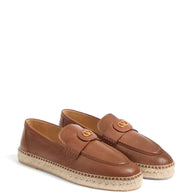 Valentino Garavani VLogo Espadrilles - Leather Brown