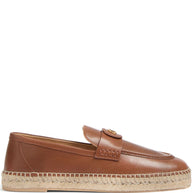 Valentino Garavani VLogo Espadrilles - Leather Brown