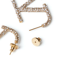 Valentino Garavani VLogo Signature Crystal Earrings
