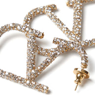 Valentino Garavani VLogo Signature Crystal Earrings