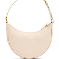 Valentino Garavani VLogo Signature Mini Leather Hobo Bag - Ivory