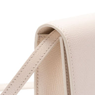 Valentino Garavani VLogo Signature Leather Mini Shoulder Bag - Ivory