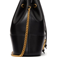 Valentino Garavani VLogo Signature Leather Mini Bag - Black
