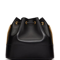 Valentino Garavani VLogo Signature Leather Mini Bag - Black