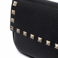 Valentino Garavani Rockstud Leather Mini Bag - Black