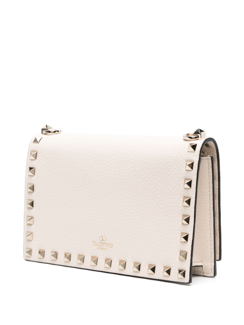 Valentino Garavani Rockstud Leather Mini Bag - Ivory