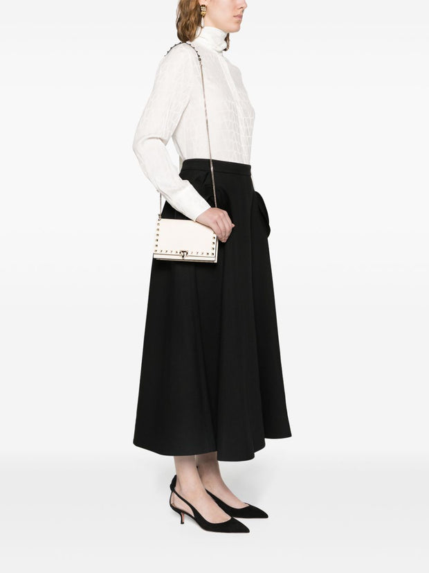 Valentino Garavani Rockstud Leather Mini Bag - Ivory