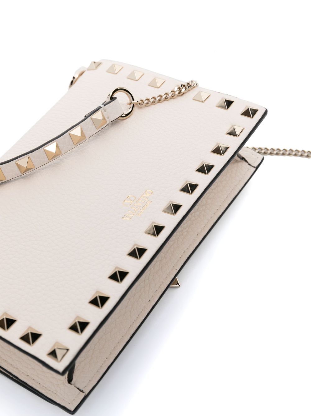 Valentino Garavani Rockstud Leather Mini Bag - Ivory