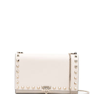 Valentino Garavani Rockstud Leather Mini Bag - Ivory