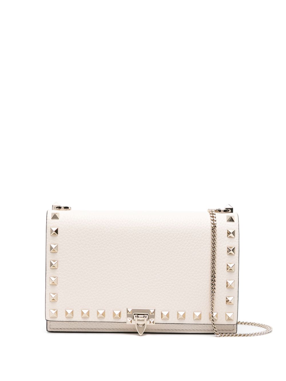 Valentino Garavani Rockstud Leather Mini Bag - Ivory