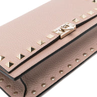 Valentino Garavani Rockstud Leather Mini Bag - Powder
