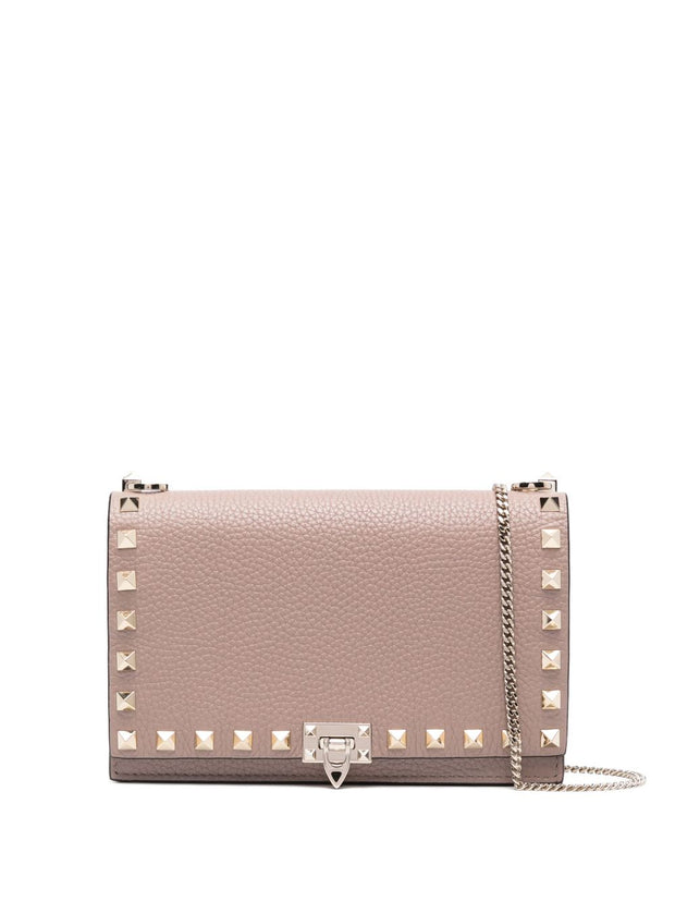 Valentino Garavani Rockstud Leather Mini Bag - Powder
