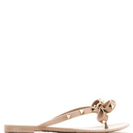 Valentino Garavani Summer Rockstud Thong Sandals - Powder