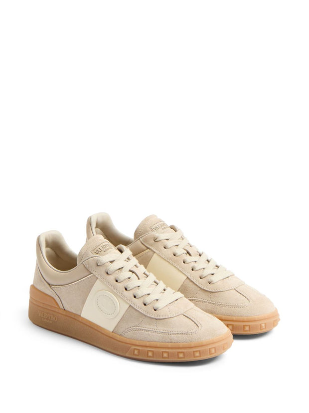 Valentino Garavani UpVillage Leather Sneakers - Beige
