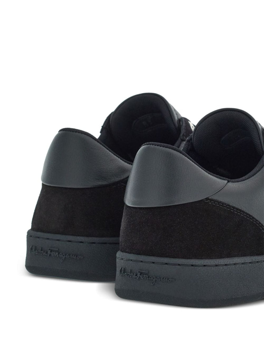 Ferragamo Logo Sneakers - Black