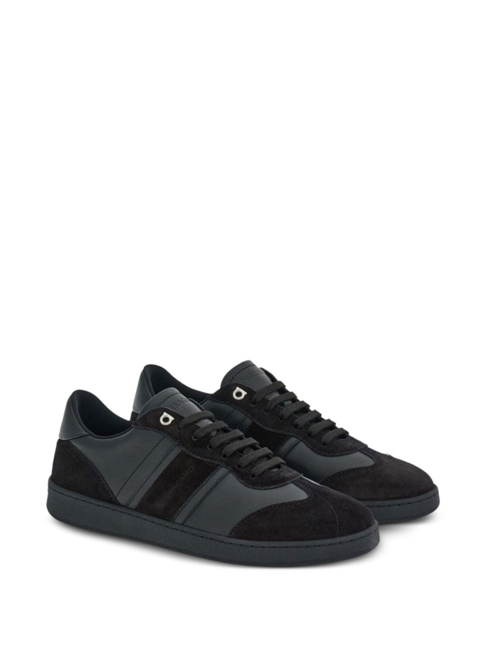 Ferragamo Logo Sneakers - Black