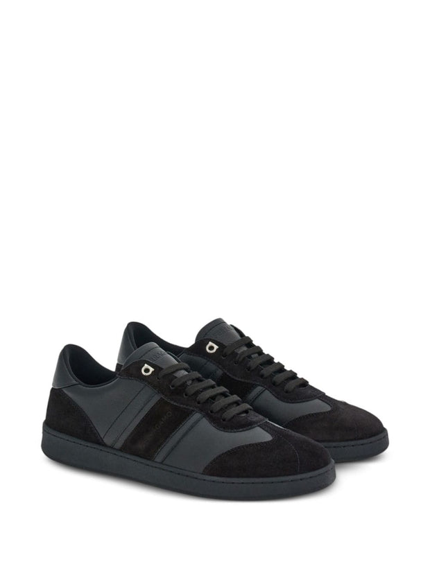 Ferragamo Logo Sneakers - Black