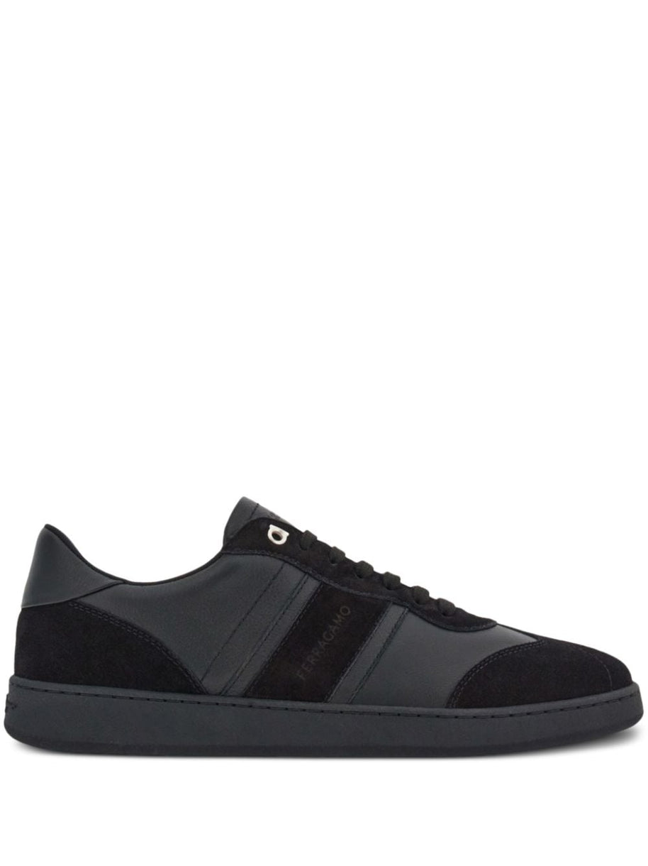 Ferragamo Logo Sneakers - Black