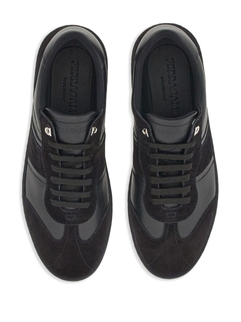 Ferragamo Logo Sneakers - Black