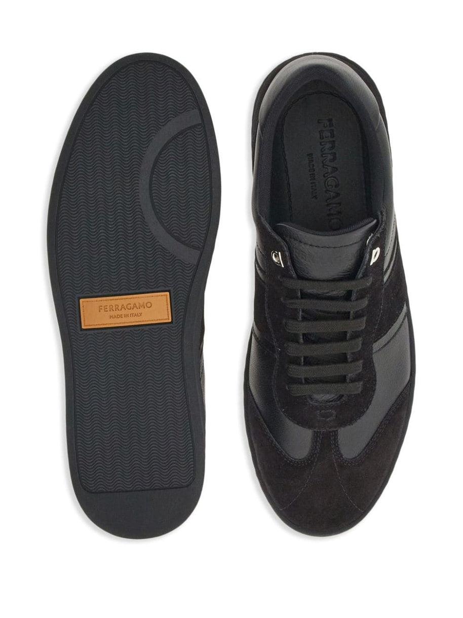 Ferragamo Logo Sneakers - Black