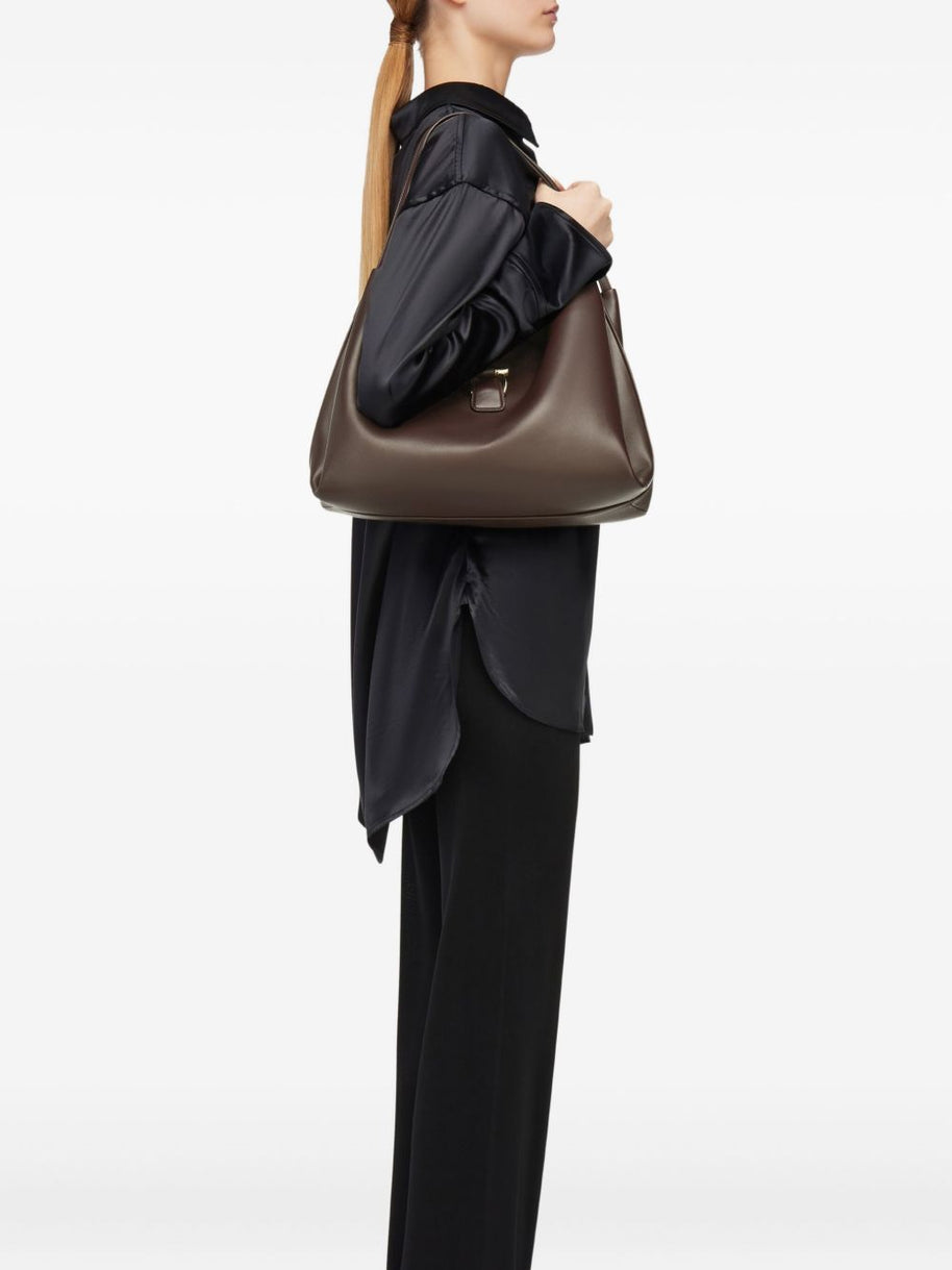Ferragamo Medium Gancini Clasp Tote Bag