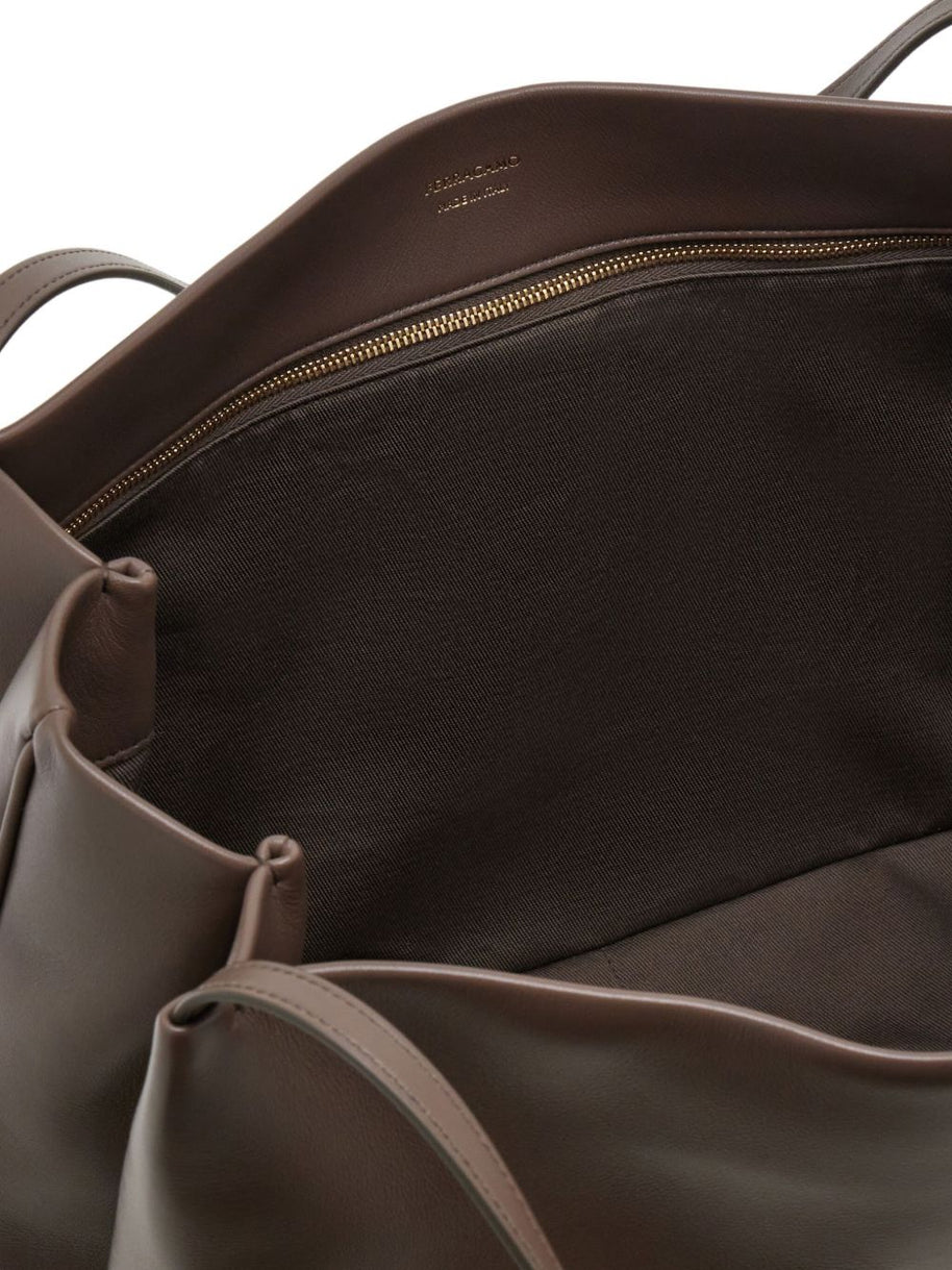 Ferragamo Medium Gancini Clasp Tote Bag