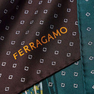 Ferragamo Madras-print Silk Foulard