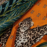 Ferragamo Madras Print Cashmere Stole