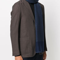 Ferragamo Gancini Wool Scarf - Blue